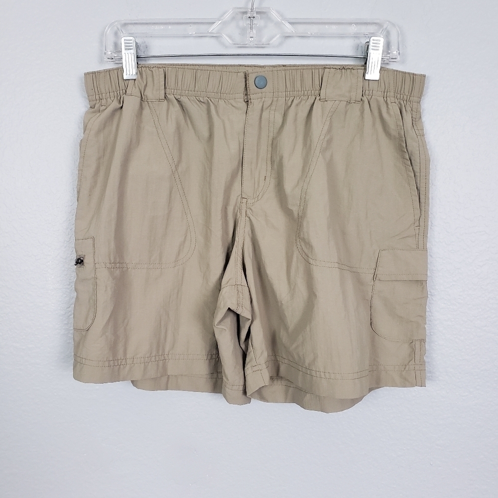 COLUMBIA Sandy River Cargo Shorts Tan Sz M Hiking Outdoor